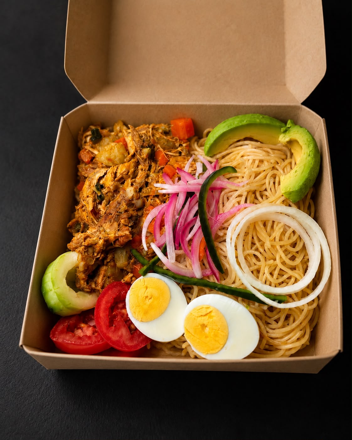 Spaghetti con pollo